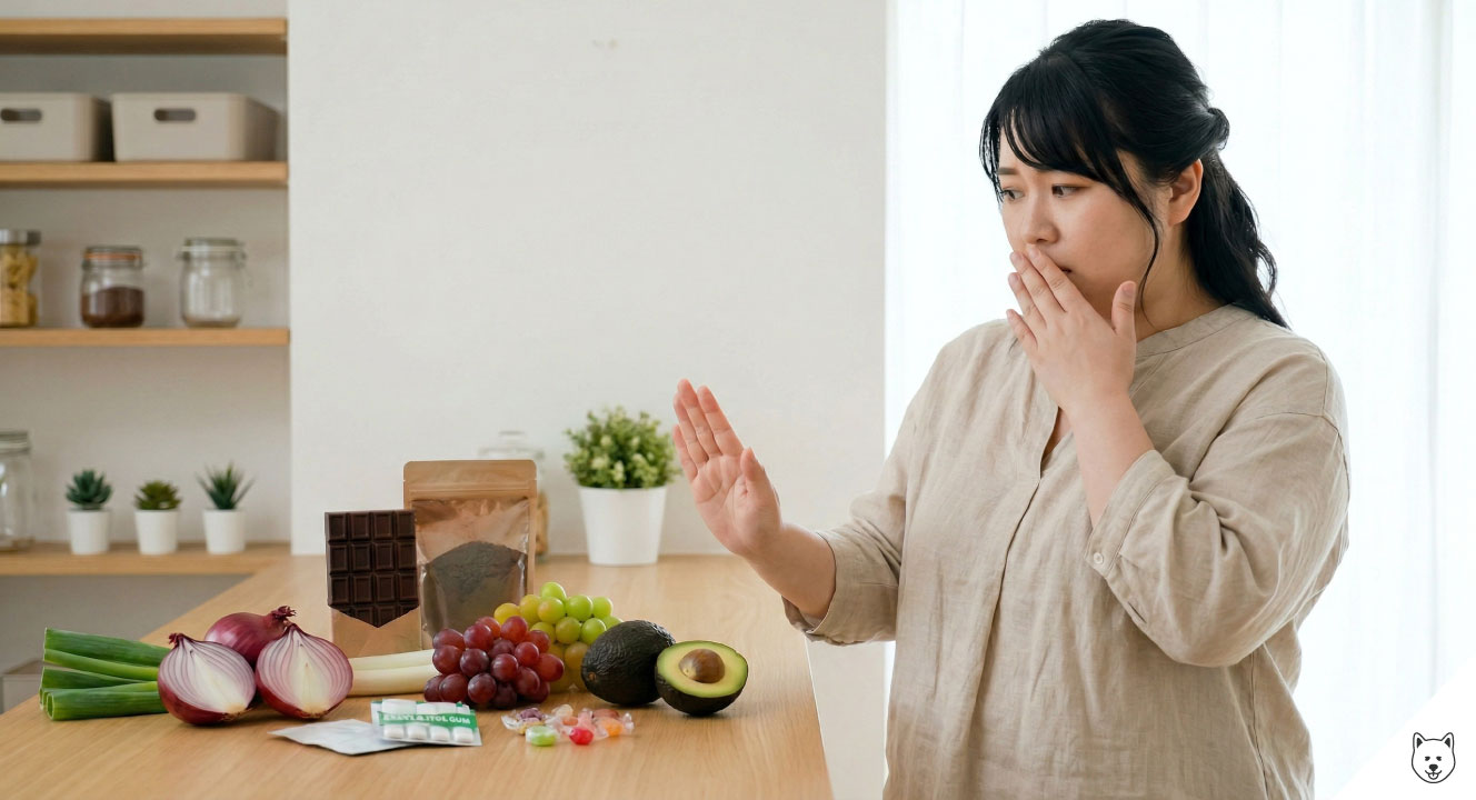 子犬に食べさせてはいけないもの
