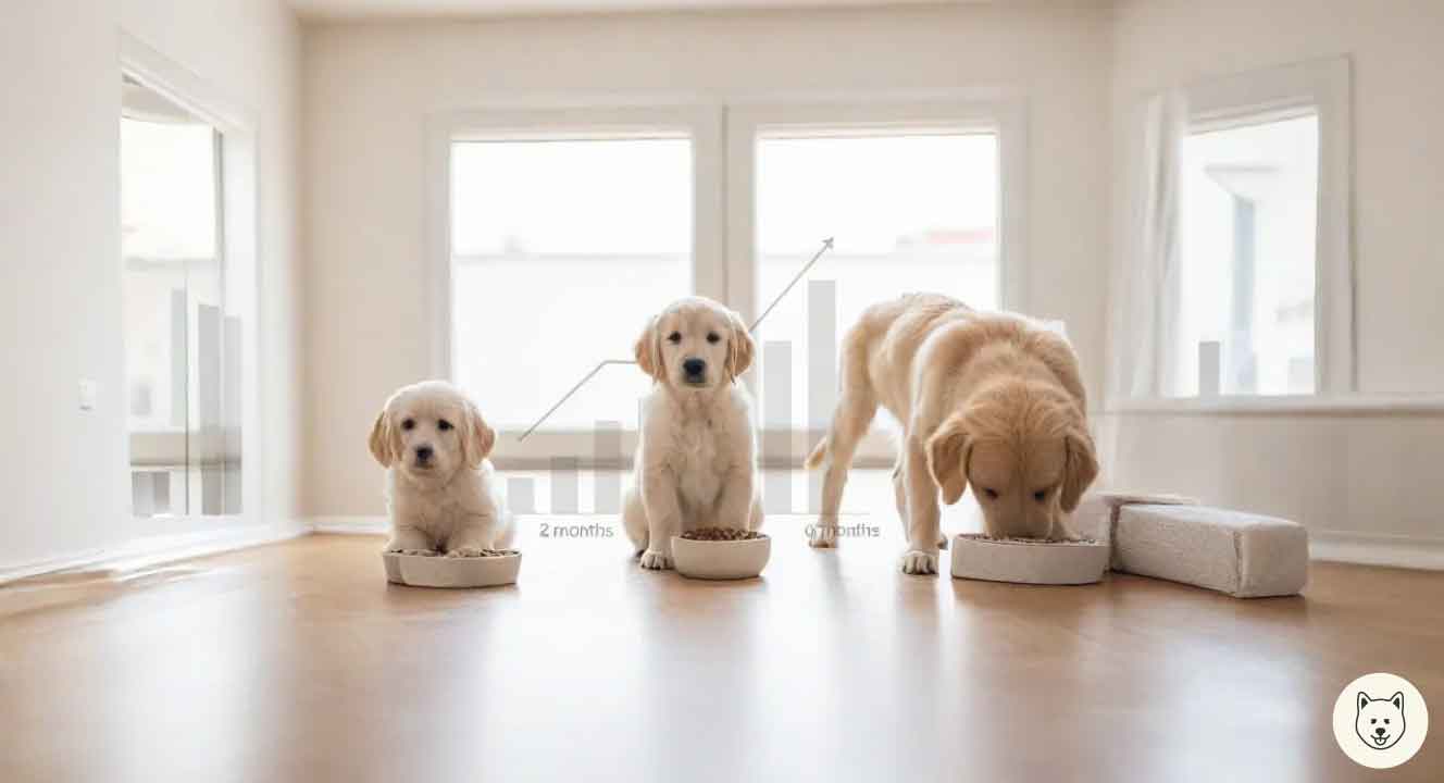 月齢別の体重推移と食事量の関係