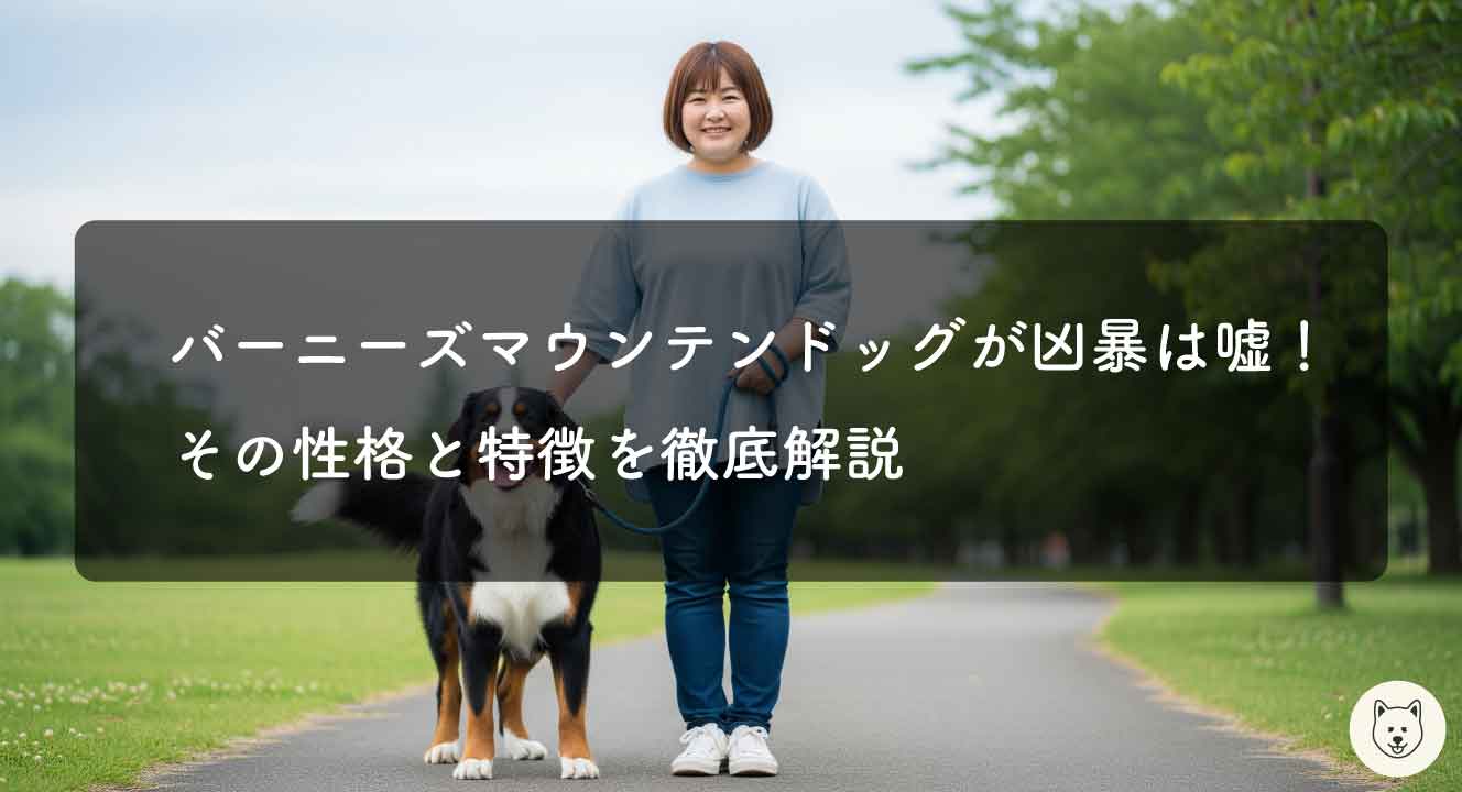 【誤解】バーニーズマウンテンドッグが凶暴は嘘！性格と特徴