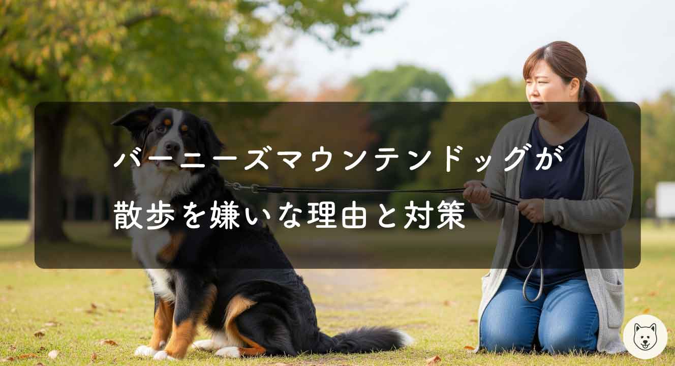 バーニーズマウンテンドッグが散歩を嫌いな理由と対策