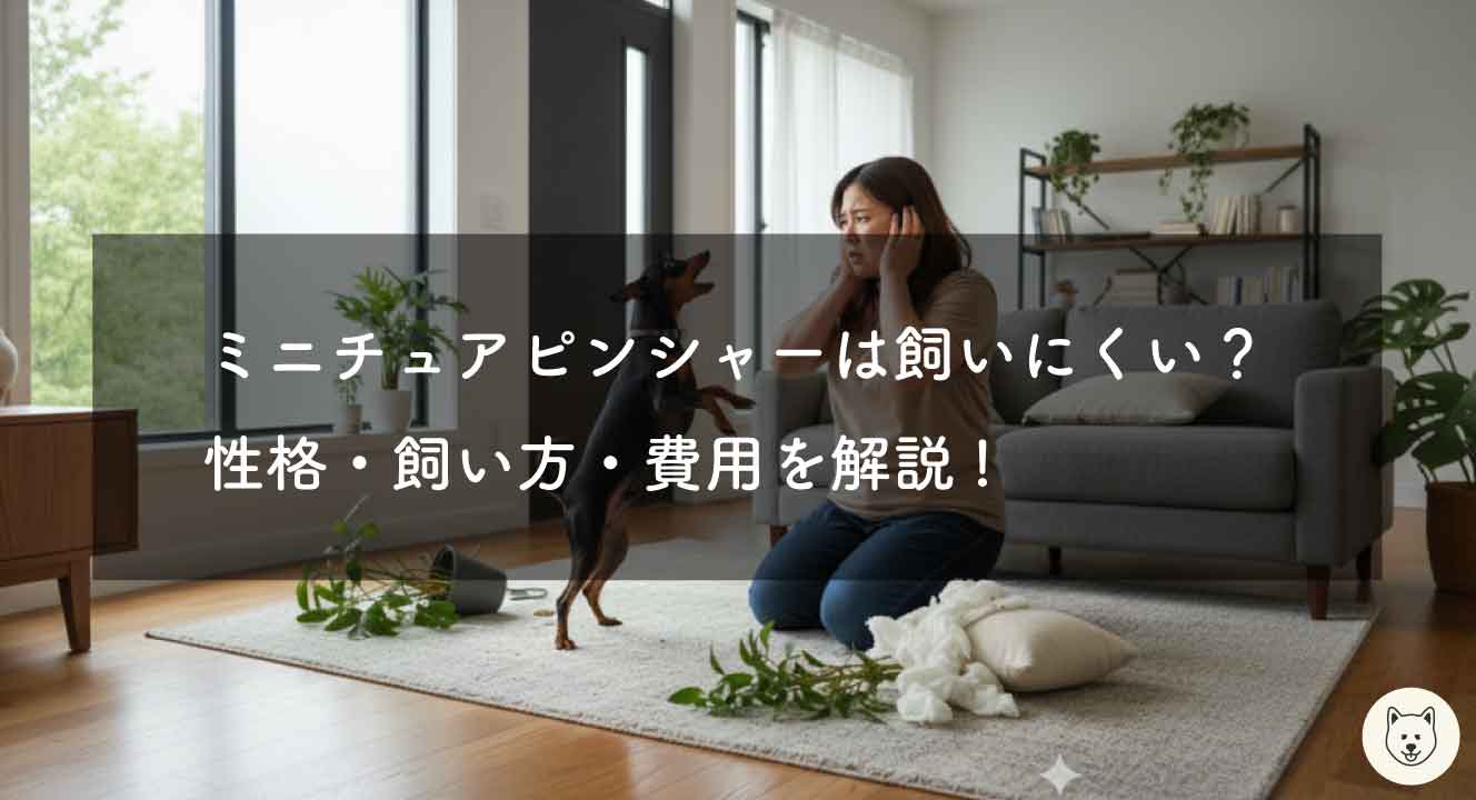 ミニチュアピンシャーは飼いにくい？性格・飼い方・費用を解説