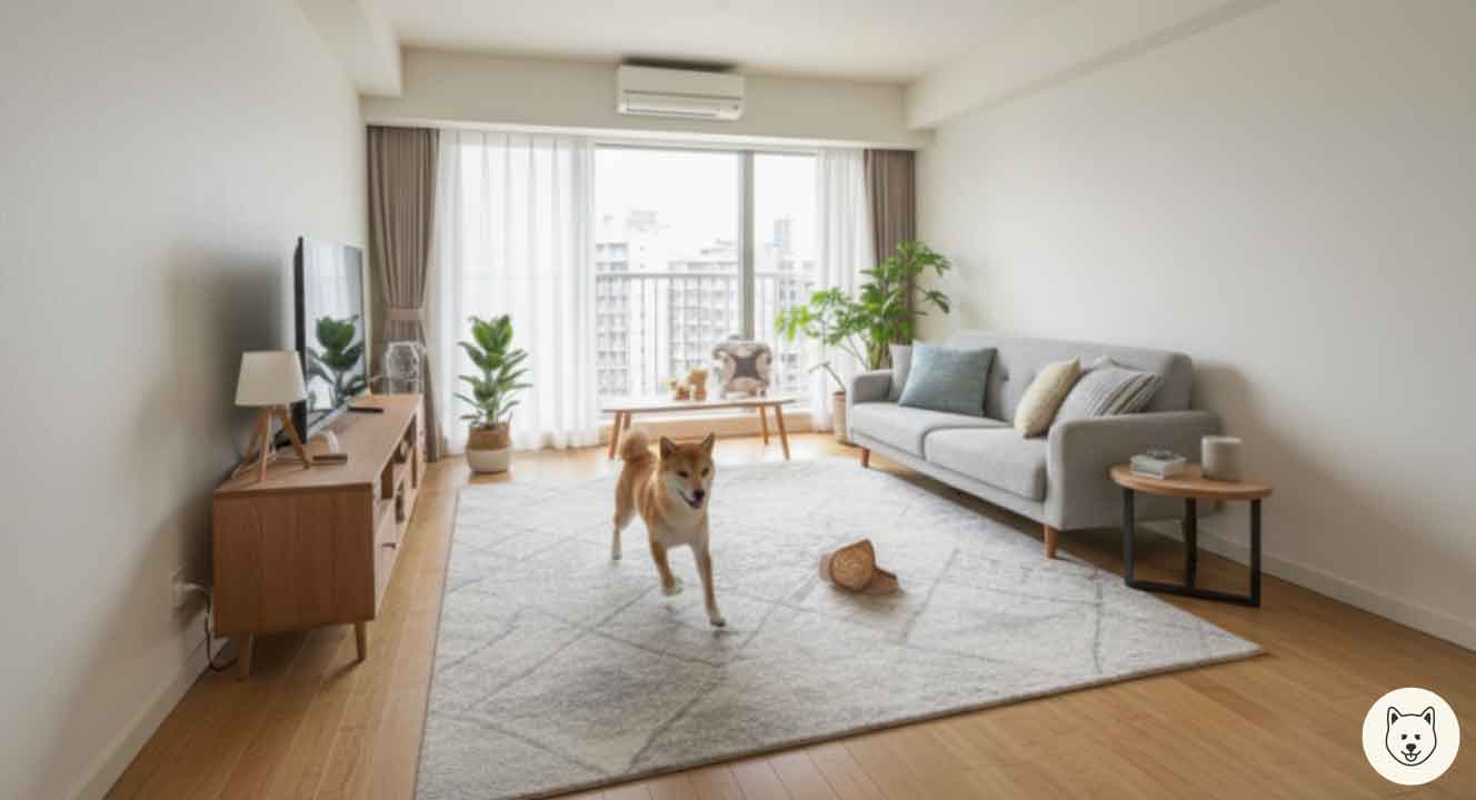 柴犬に必要な部屋の広さ