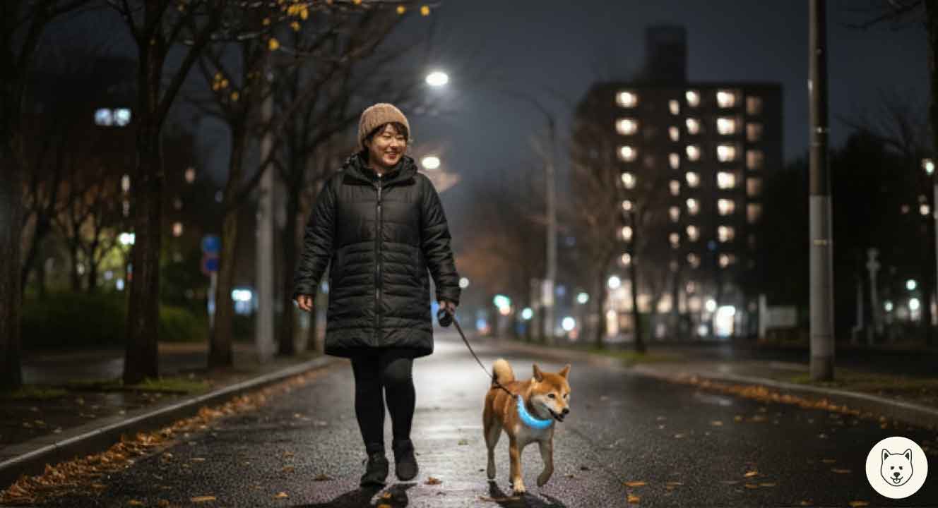 散歩は夜だけでも問題ないの?