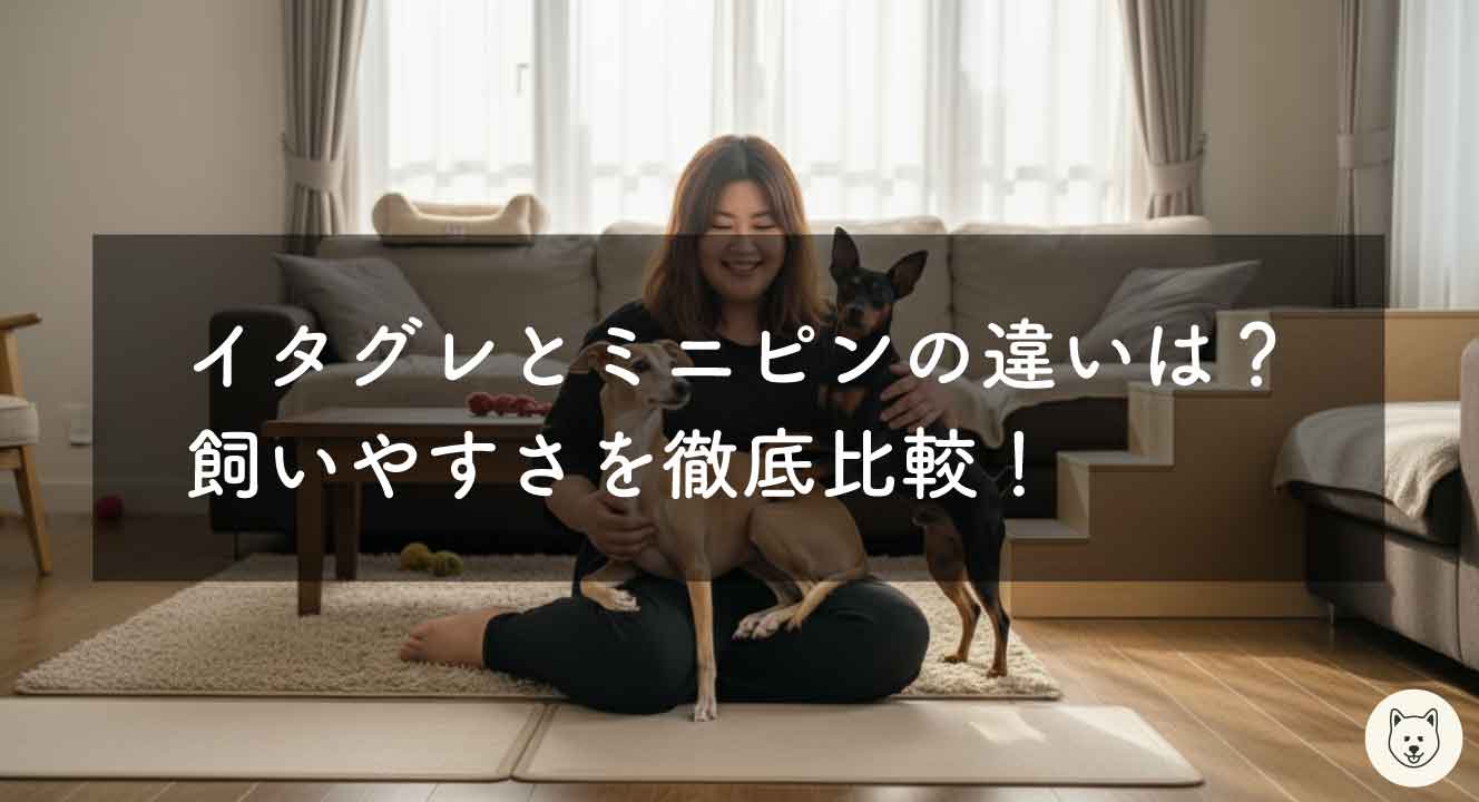 イタグレとミニピンの違いは？飼いやすさを徹底比較！
