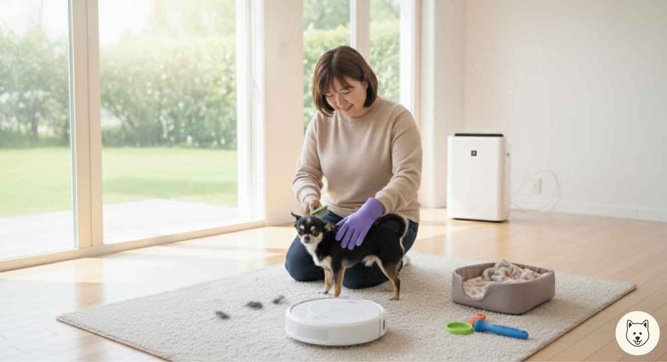 スムースコートチワワの抜け毛!今日からできる対策