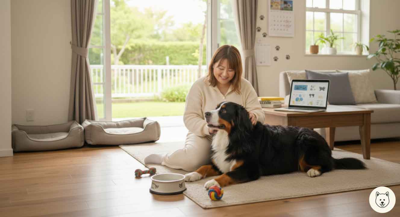 覚悟すればバーニーズマウンテンドッグで後悔しない