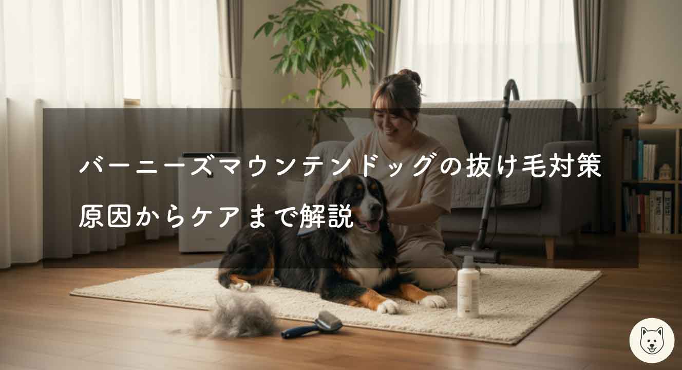 バーニーズマウンテンドッグの抜け毛対策｜原因からケアまで解説