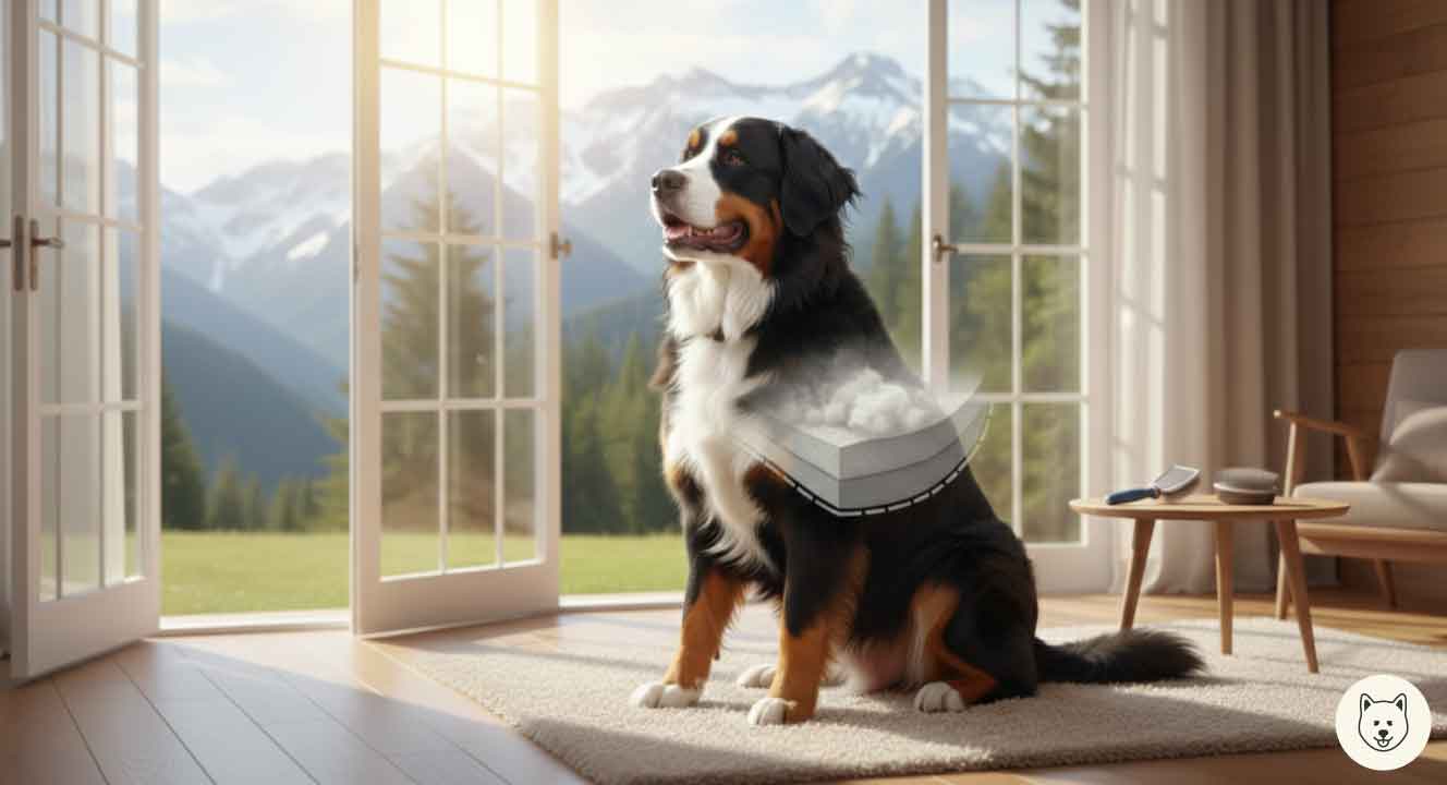 被毛のタイプと抜け毛の関係