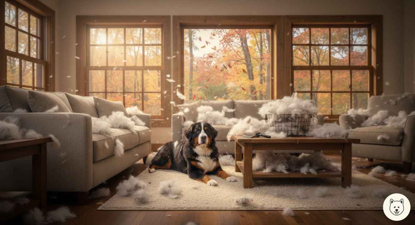 特に毛が抜ける換毛期について