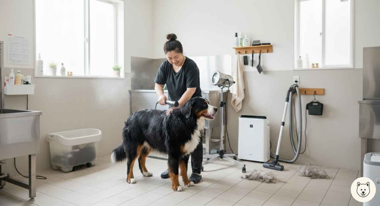 バーニーズマウンテンドッグの抜け毛への正しい対策