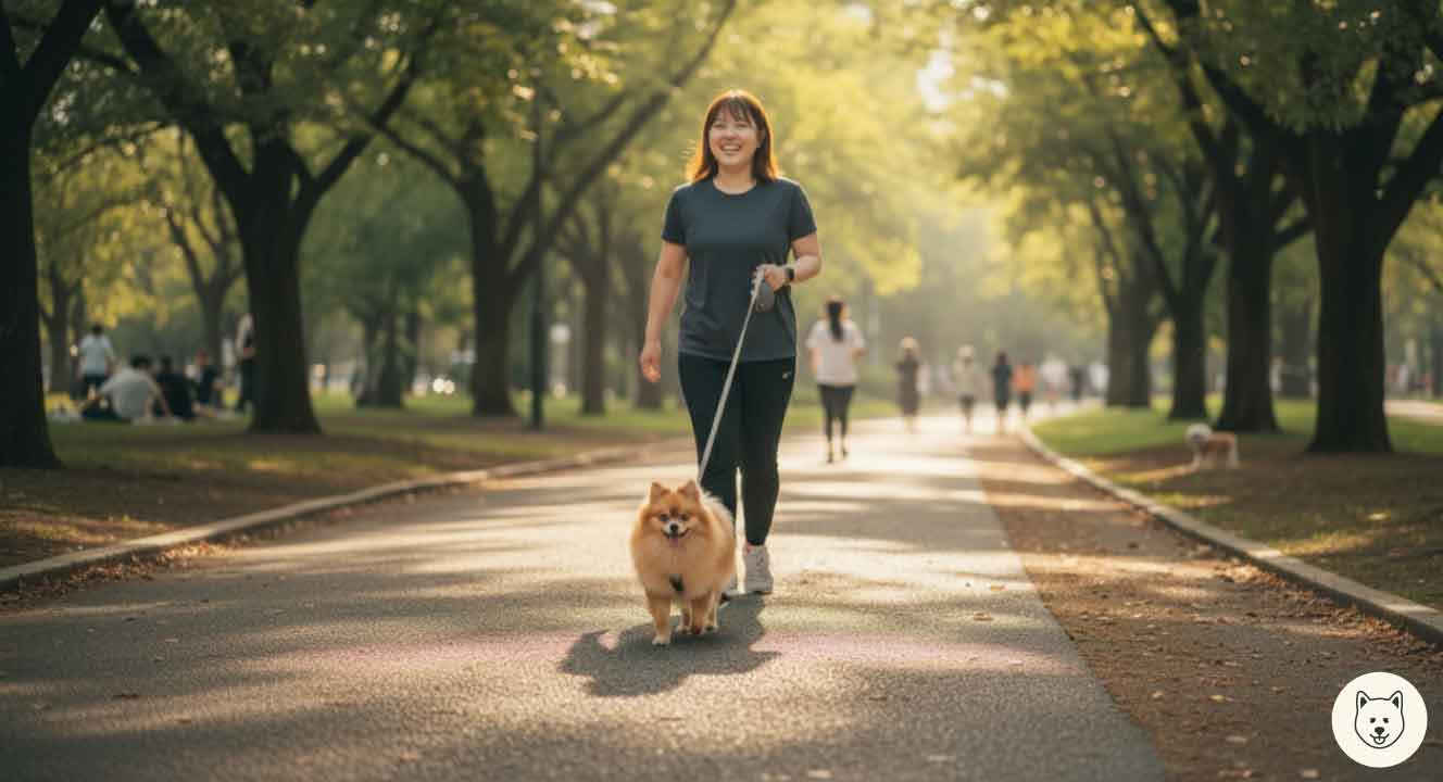 適切な散歩と運動でストレス発散