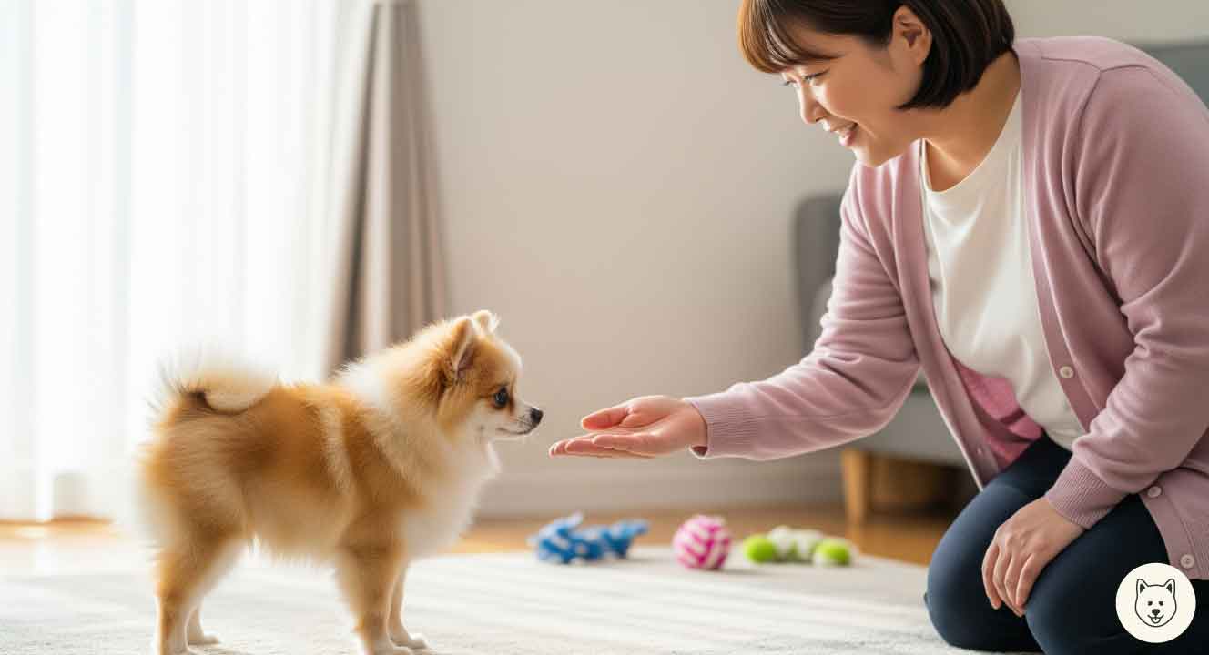 尻尾を振らないのは学習不足が原因か