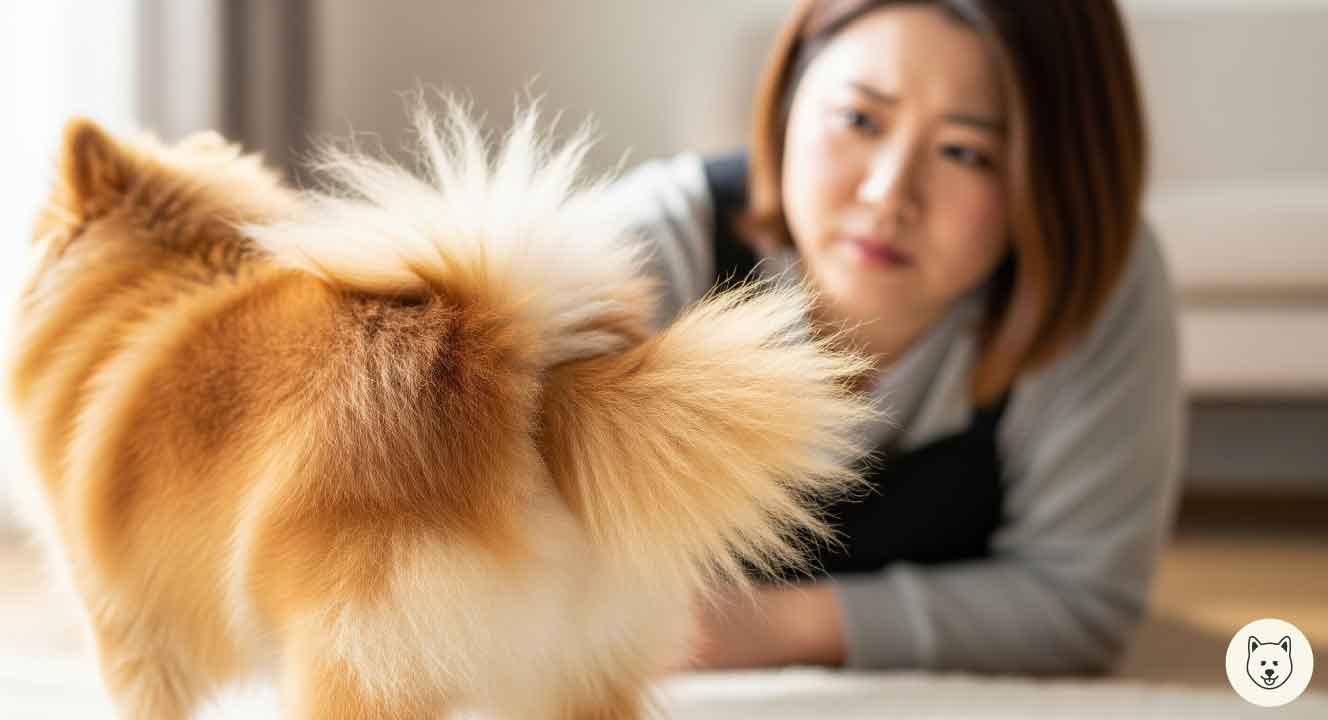 ポメラニアンが尻尾を振らない時の気持ち
