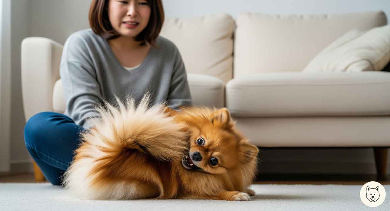 なぜ自分の尻尾を噛むことがあるのか