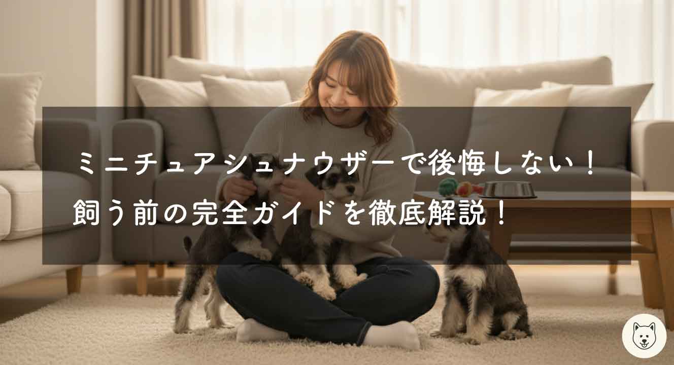 ミニチュアシュナウザーで後悔しない！飼う前の完全ガイド