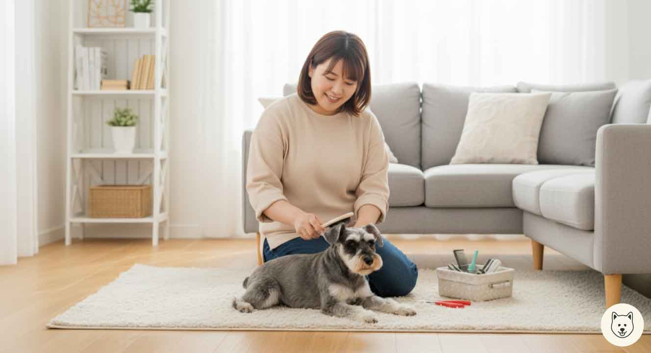 抜け毛が少なくお手入れも楽