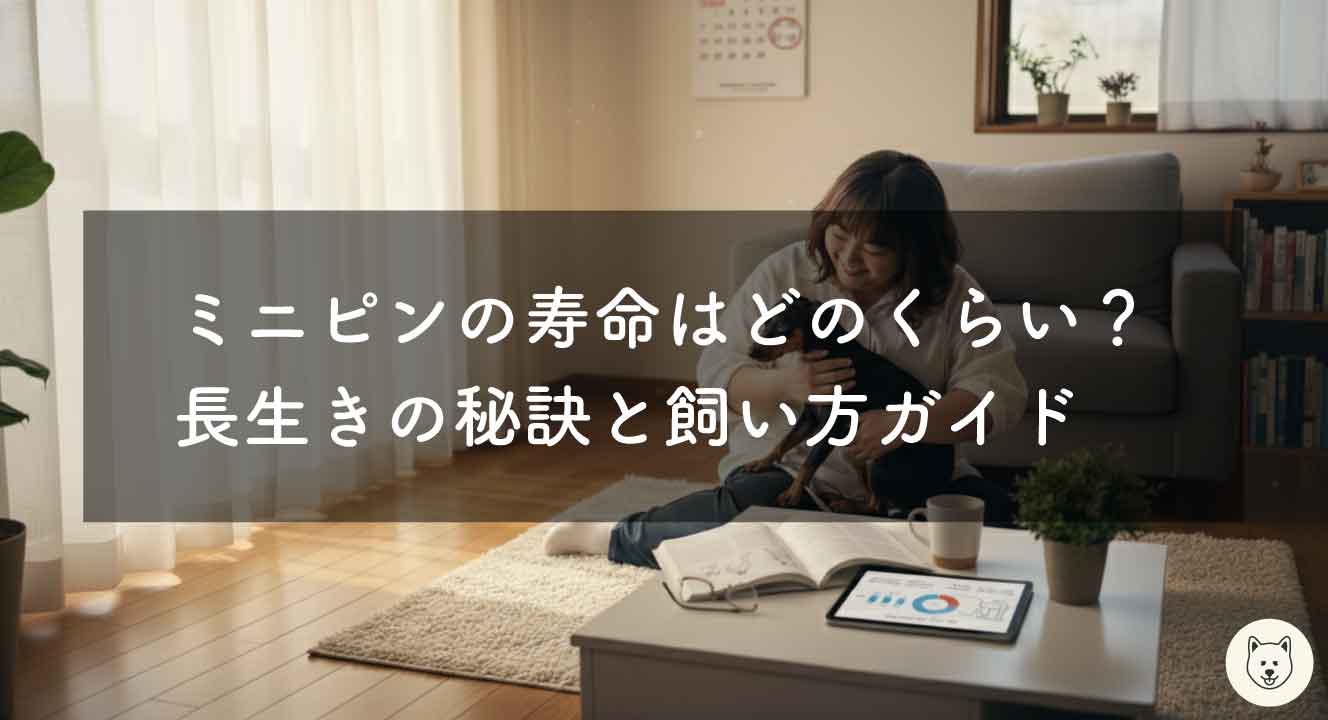 ミニピンの寿命はどのくらい?長生きの秘訣と飼い方ガイド
