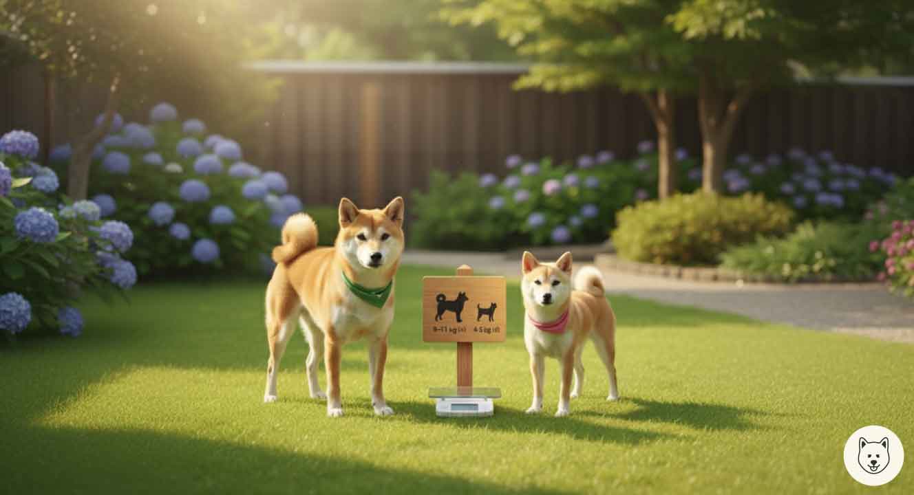 柴犬の理想的な適正体重とは?