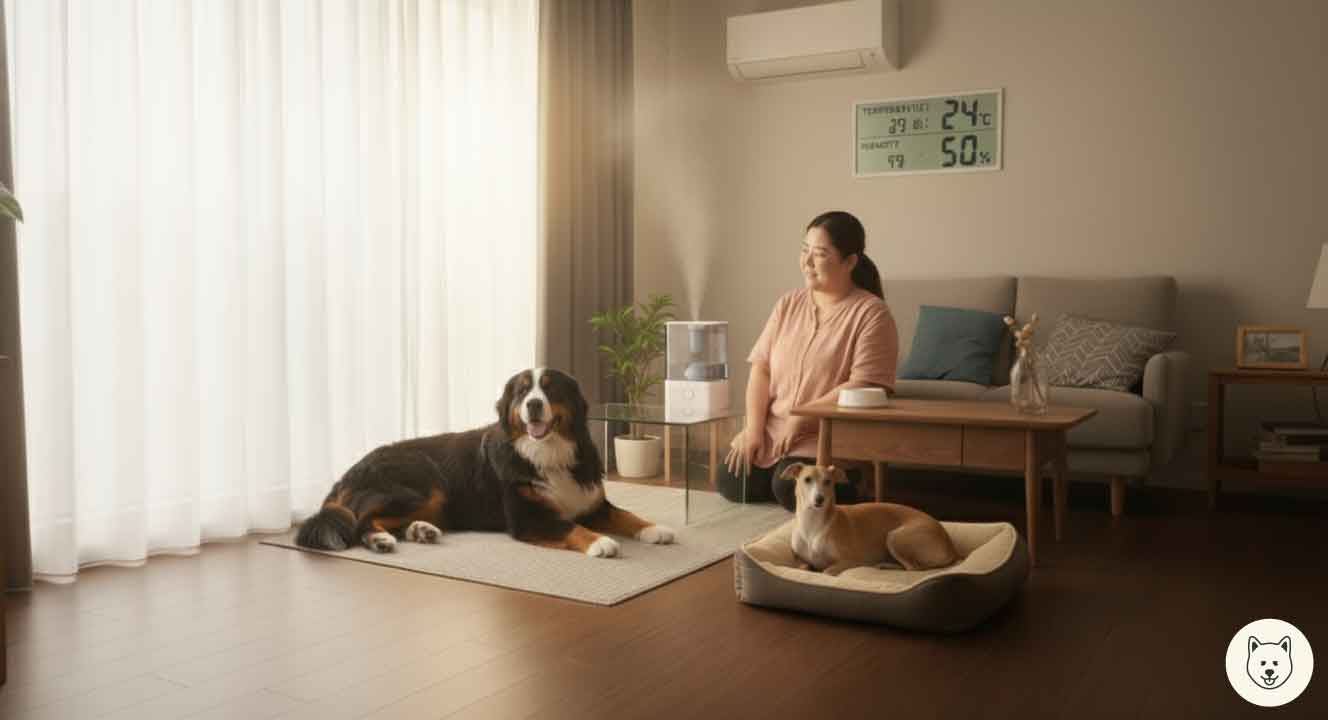 犬が心地よい温度と湿度の目安
