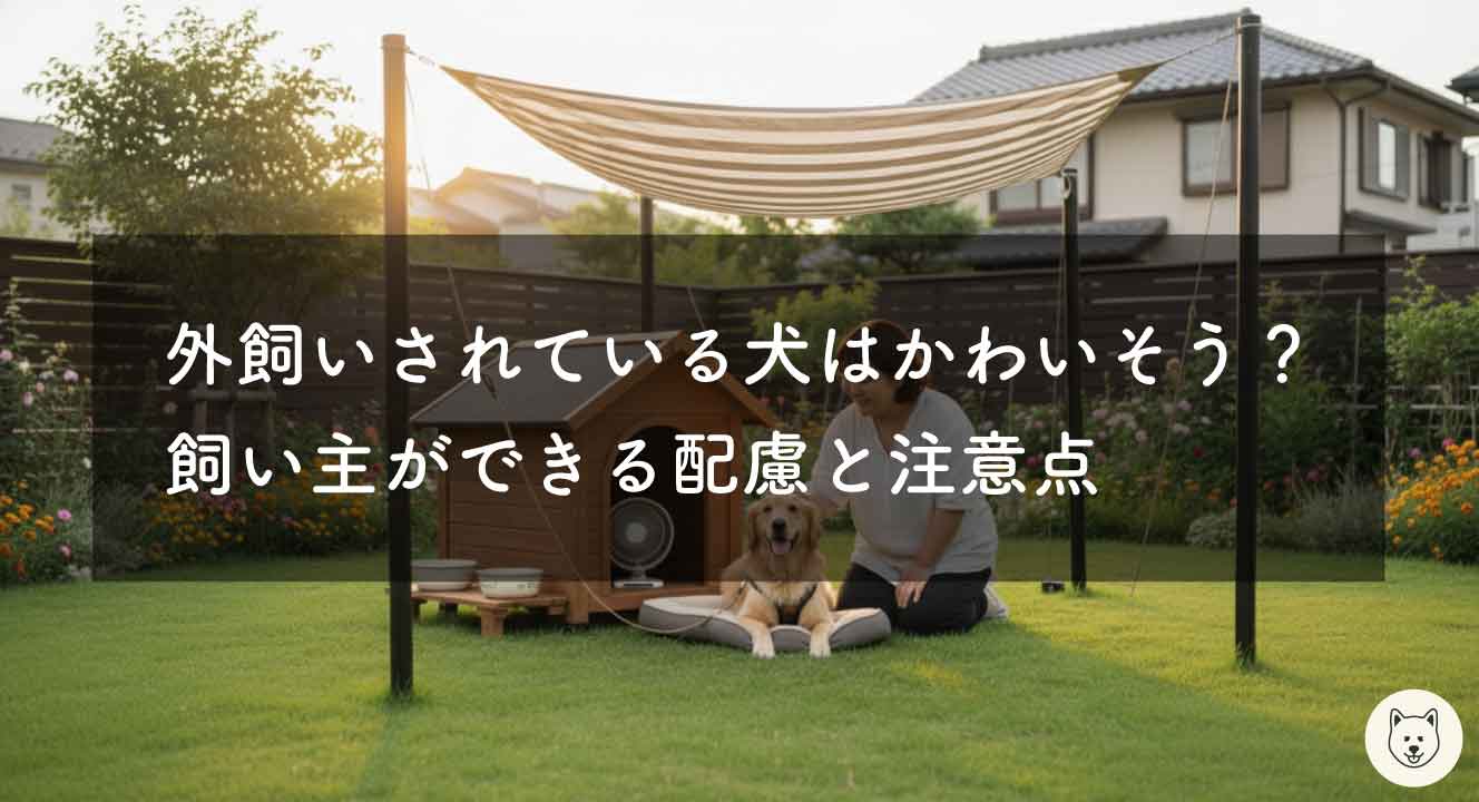 外飼いされている犬はかわいそう？飼い主ができる配慮と注意点