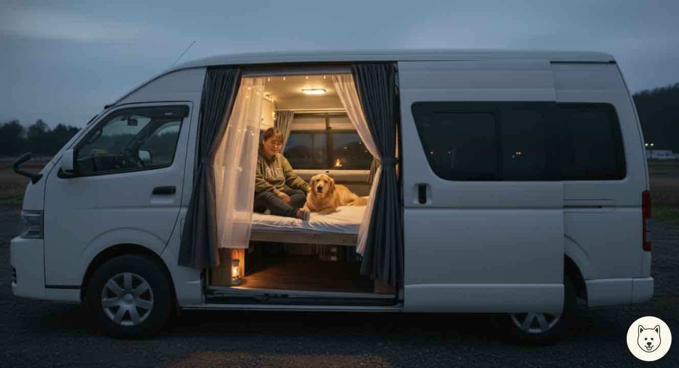 カーテンと網戸でプライバシーと換気を両立