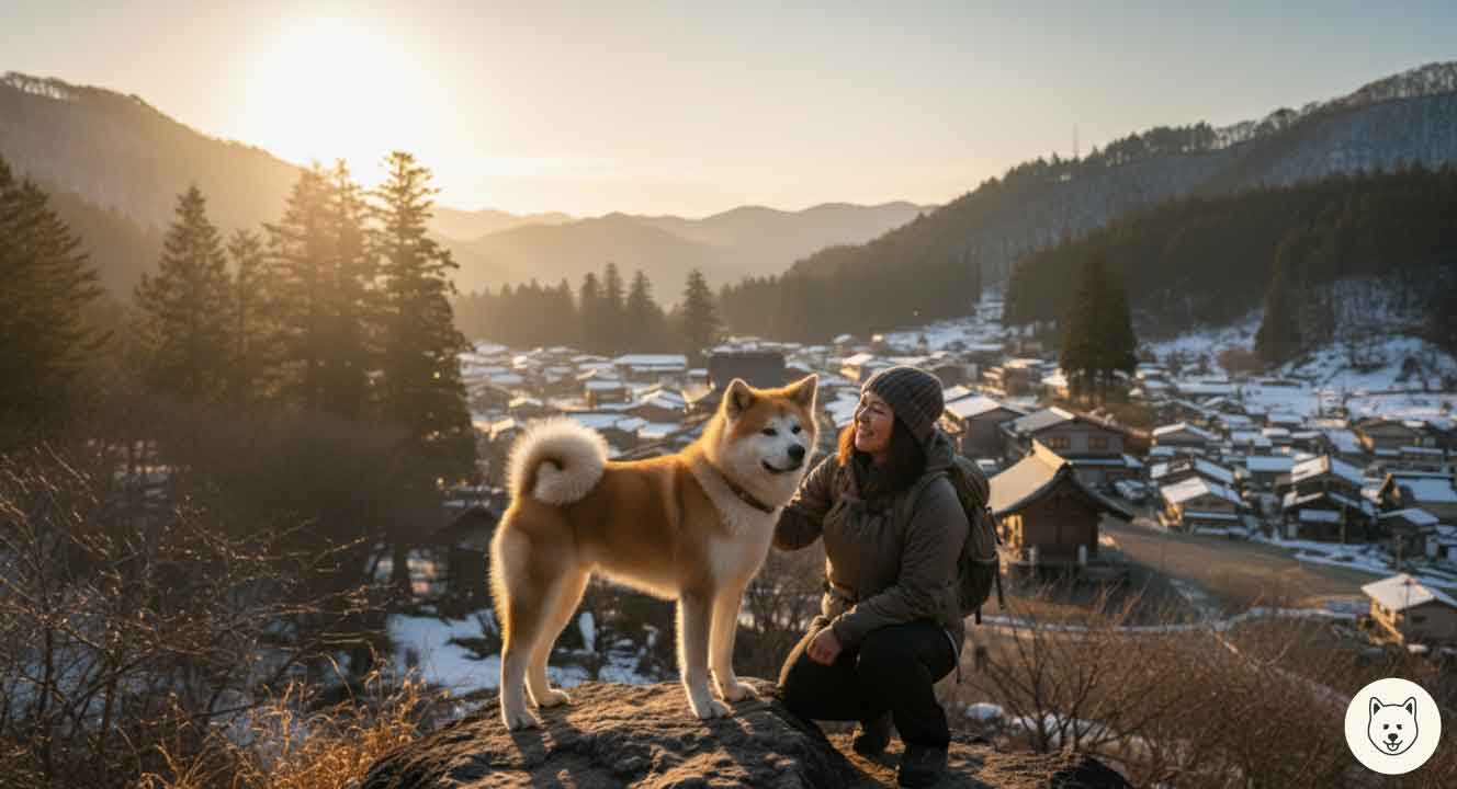 忠誠心が強い秋田犬は最高のパートナー