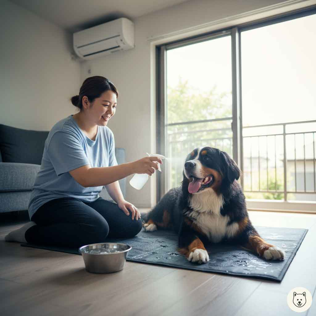 暑さに弱いため熱中症対策は必須