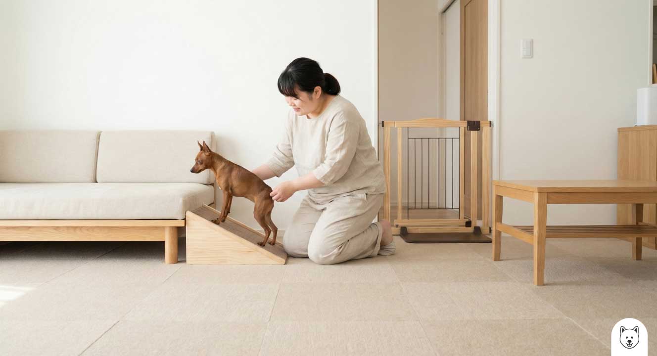 細い前肢を骨折から守る室内環境の作り方