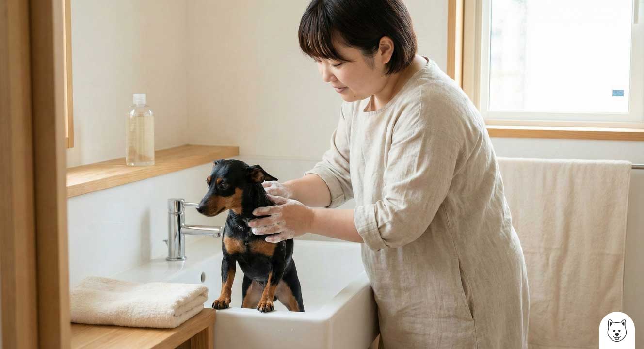 皮膚の膿皮症を予防する低刺激シャンプー