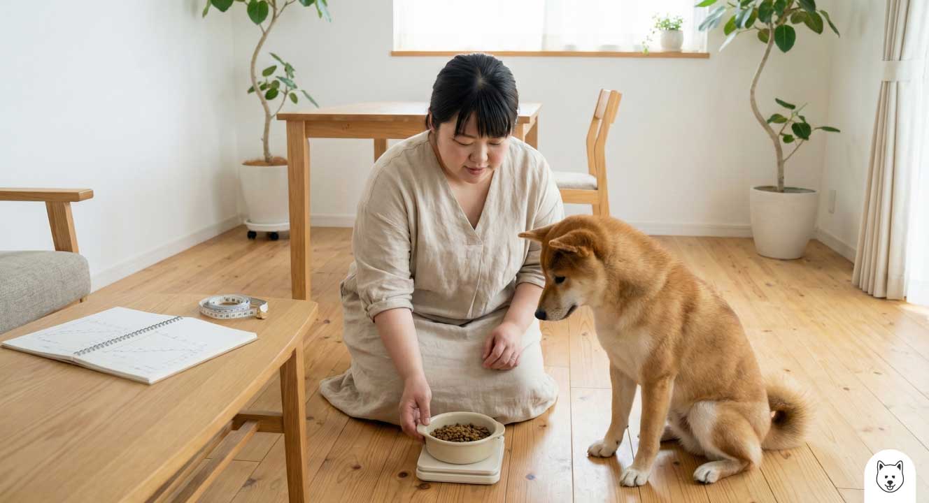 柴犬が6ヶ月で10キロの時の食事と成犬の予測