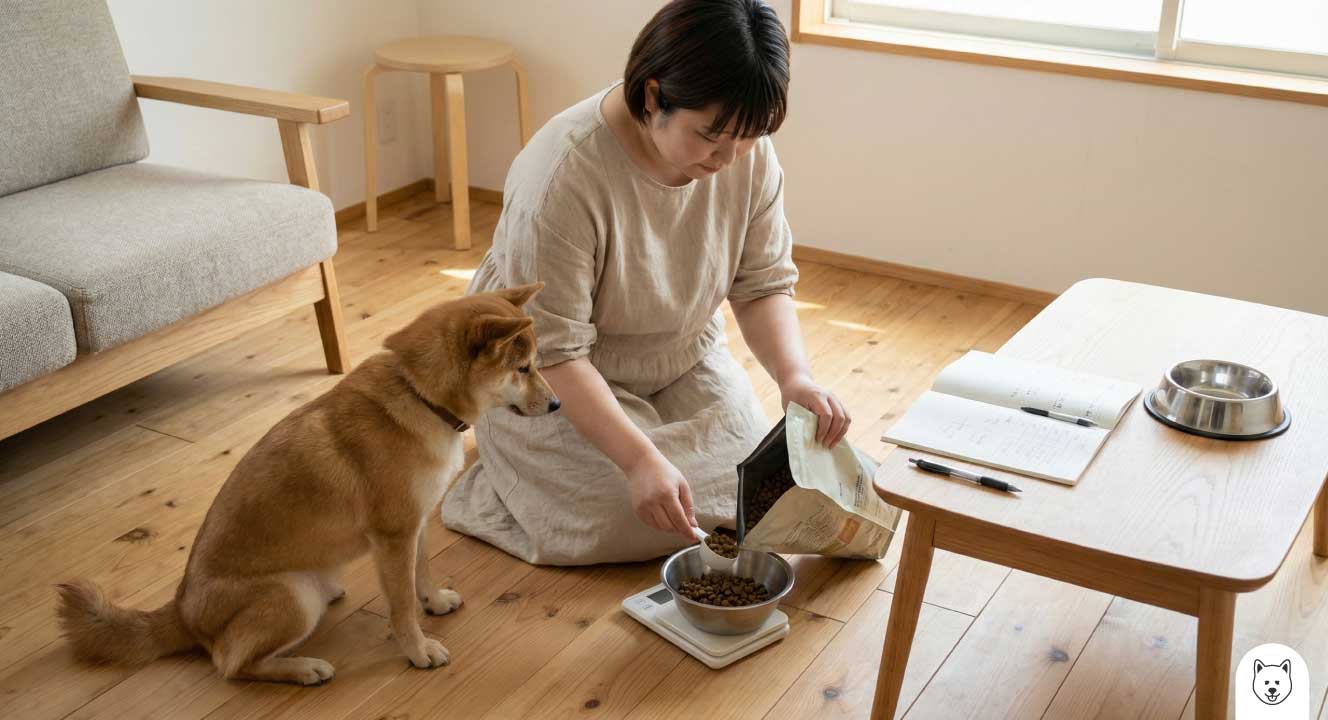 10キロの柴犬に適した1日の給餌量と回数