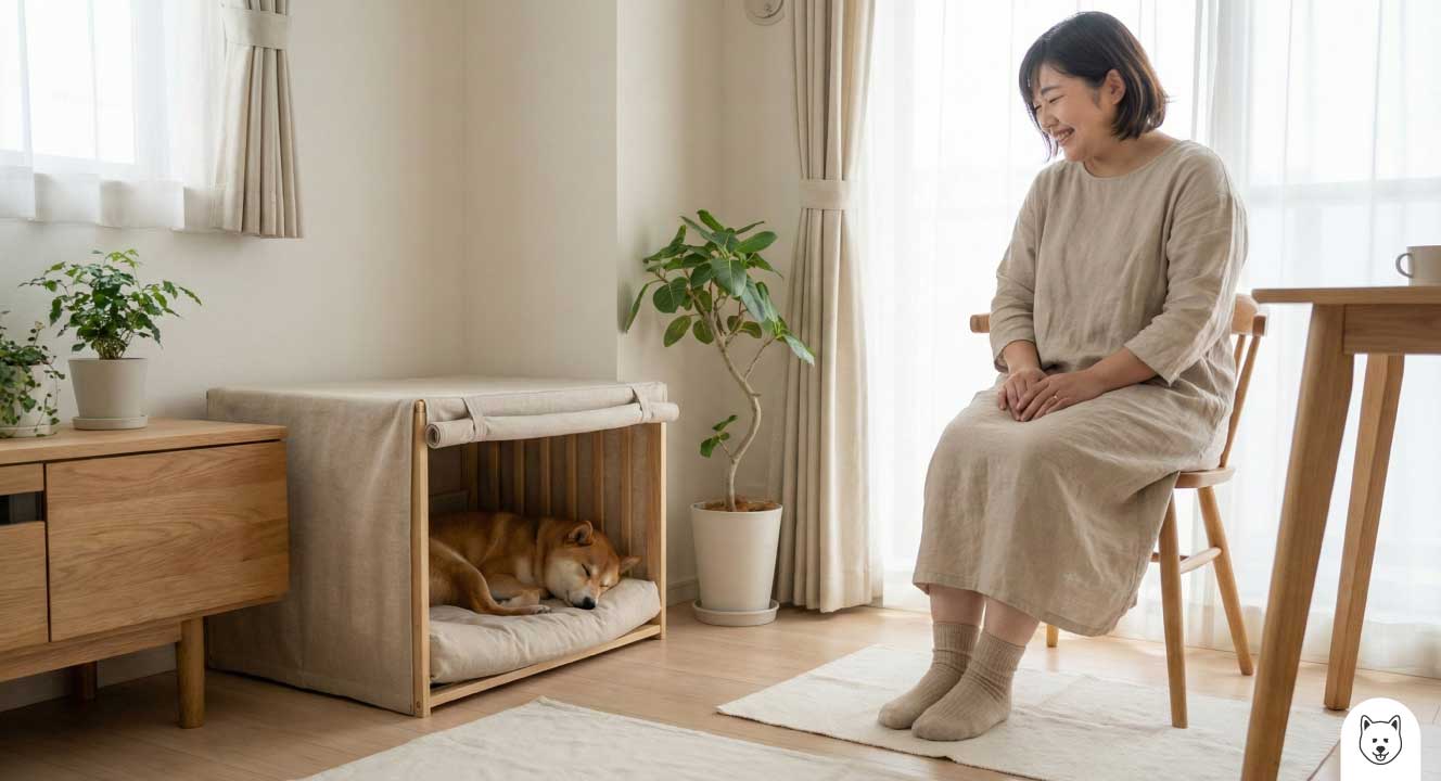 柴犬の2歳が落ち着くために必要な環境設計と睡眠