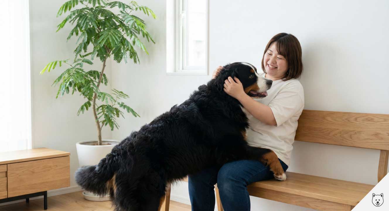 バーニーズマウンテンドッグの甘えん坊な性格と向き合う秘訣