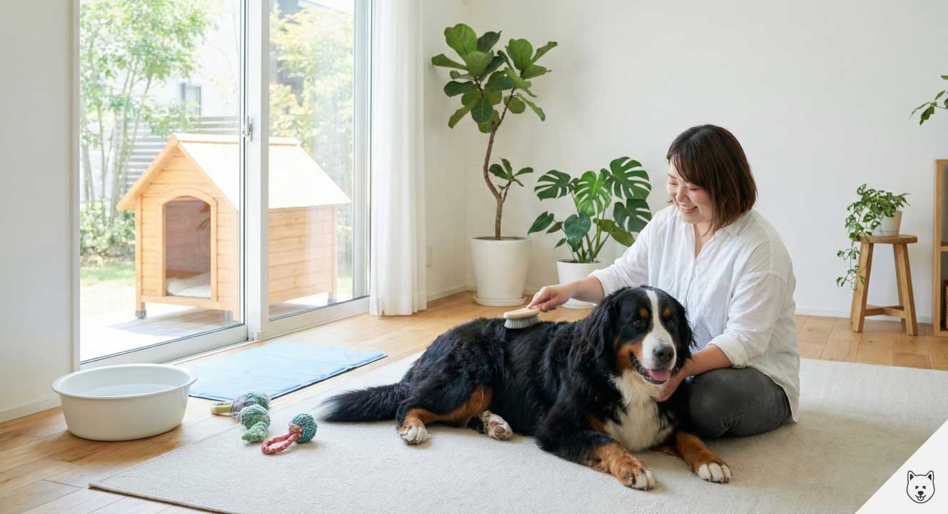 バーニーズマウンテンドッグの外飼いはNG？注意点5選と対策