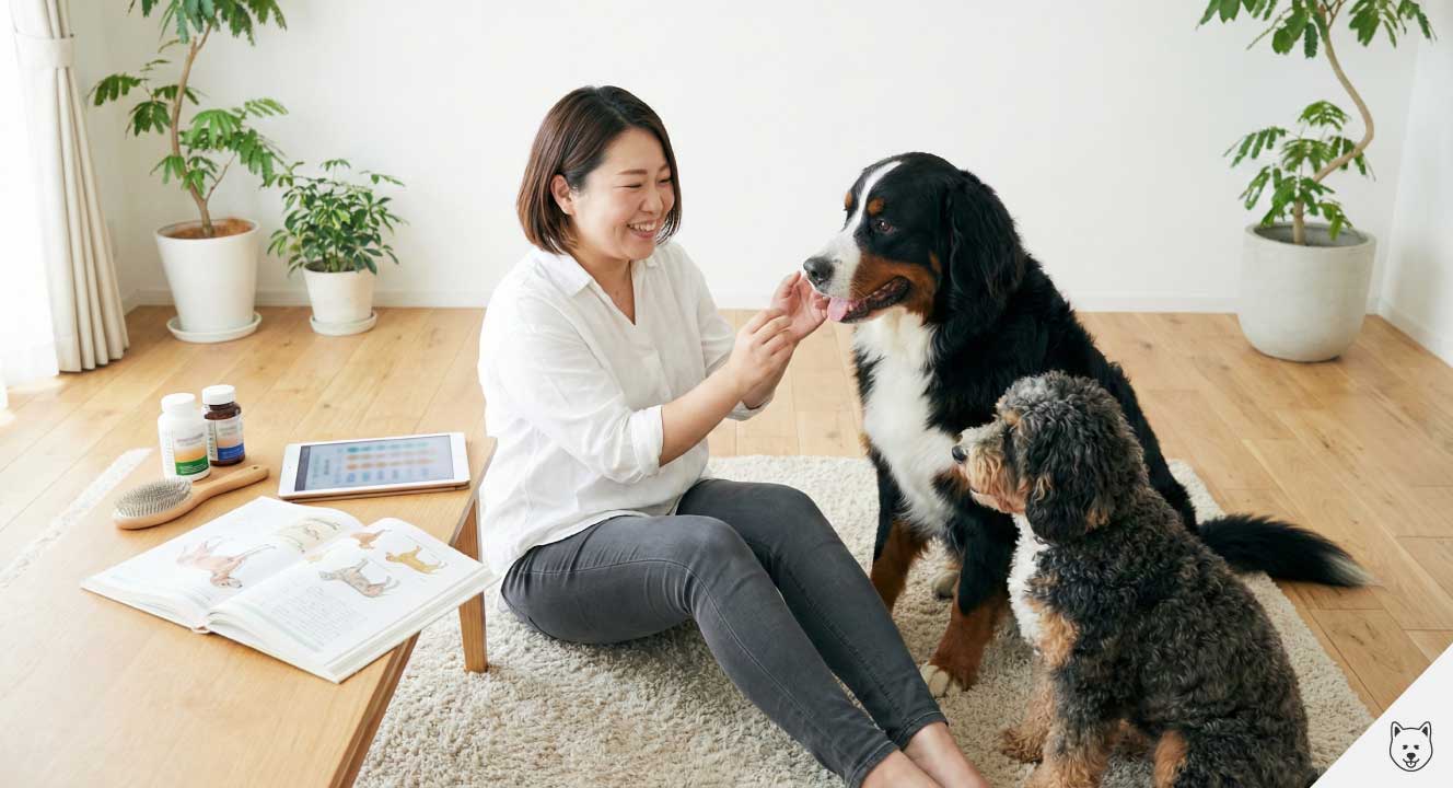 バーニーズマウンテンドッグの小型化現象と健康を守るための知識