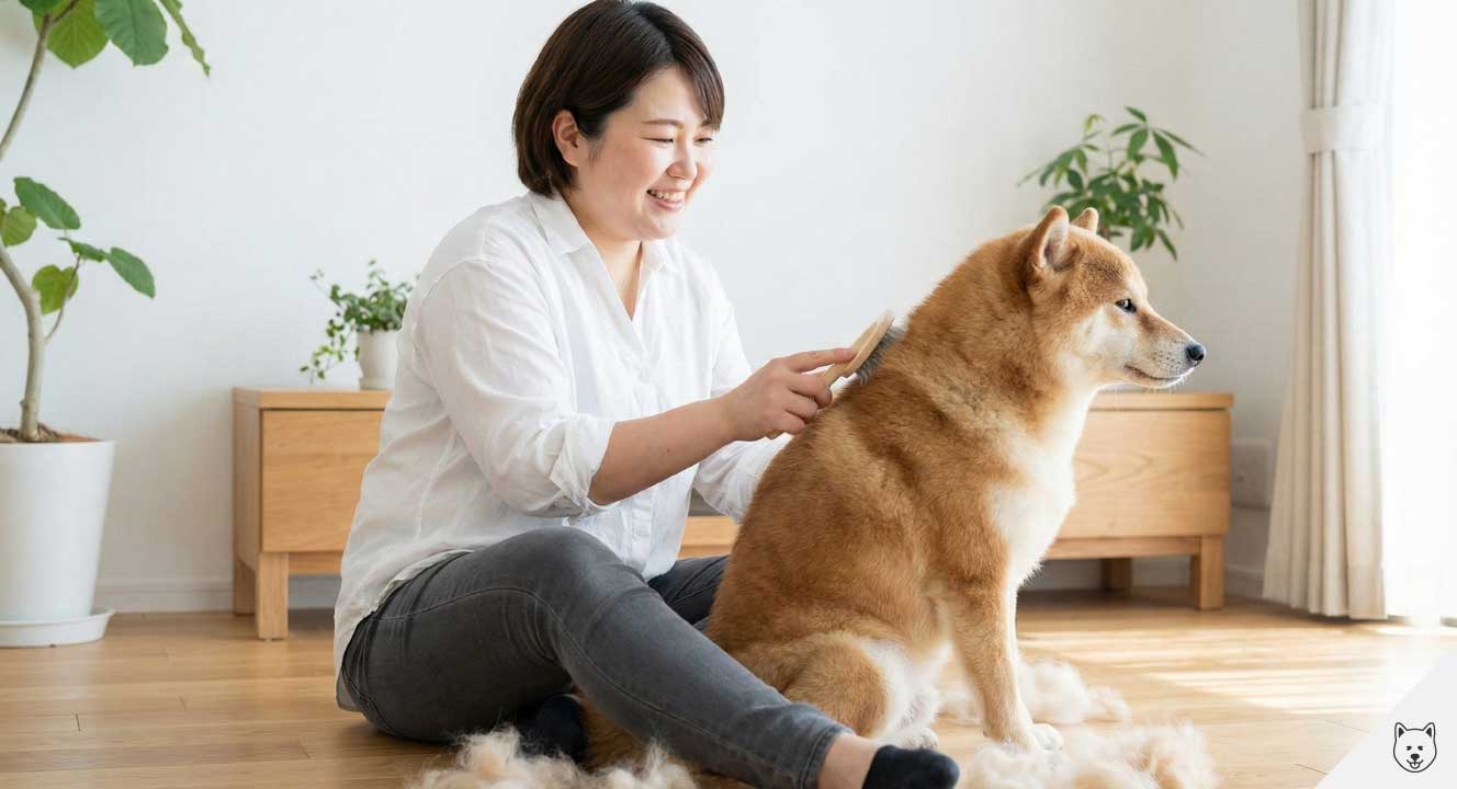 うちの柴犬が夏毛にならない？原因と冬毛を脱ぐための対策