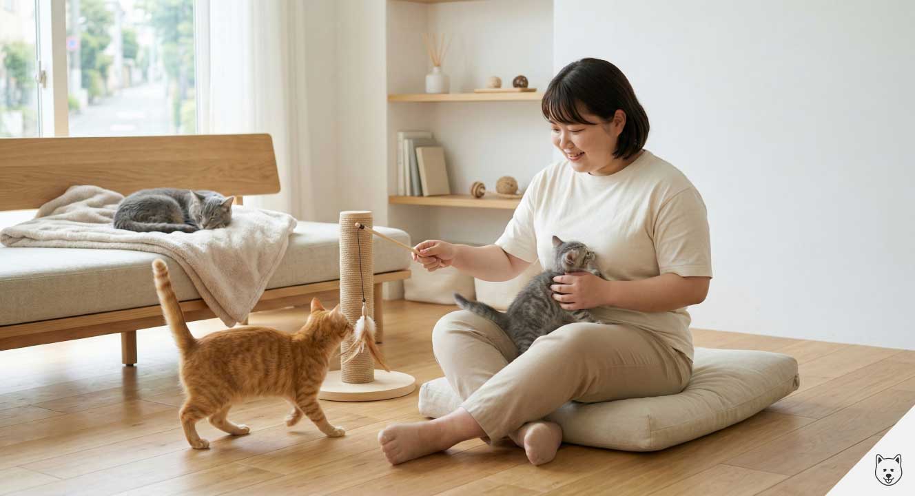 猫の夜泣きの原因と対策｜年齢別に解決策を解説