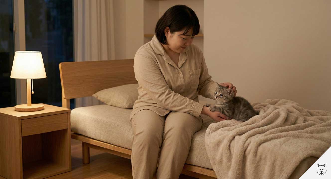 子猫の夜泣きは分離不安が原因