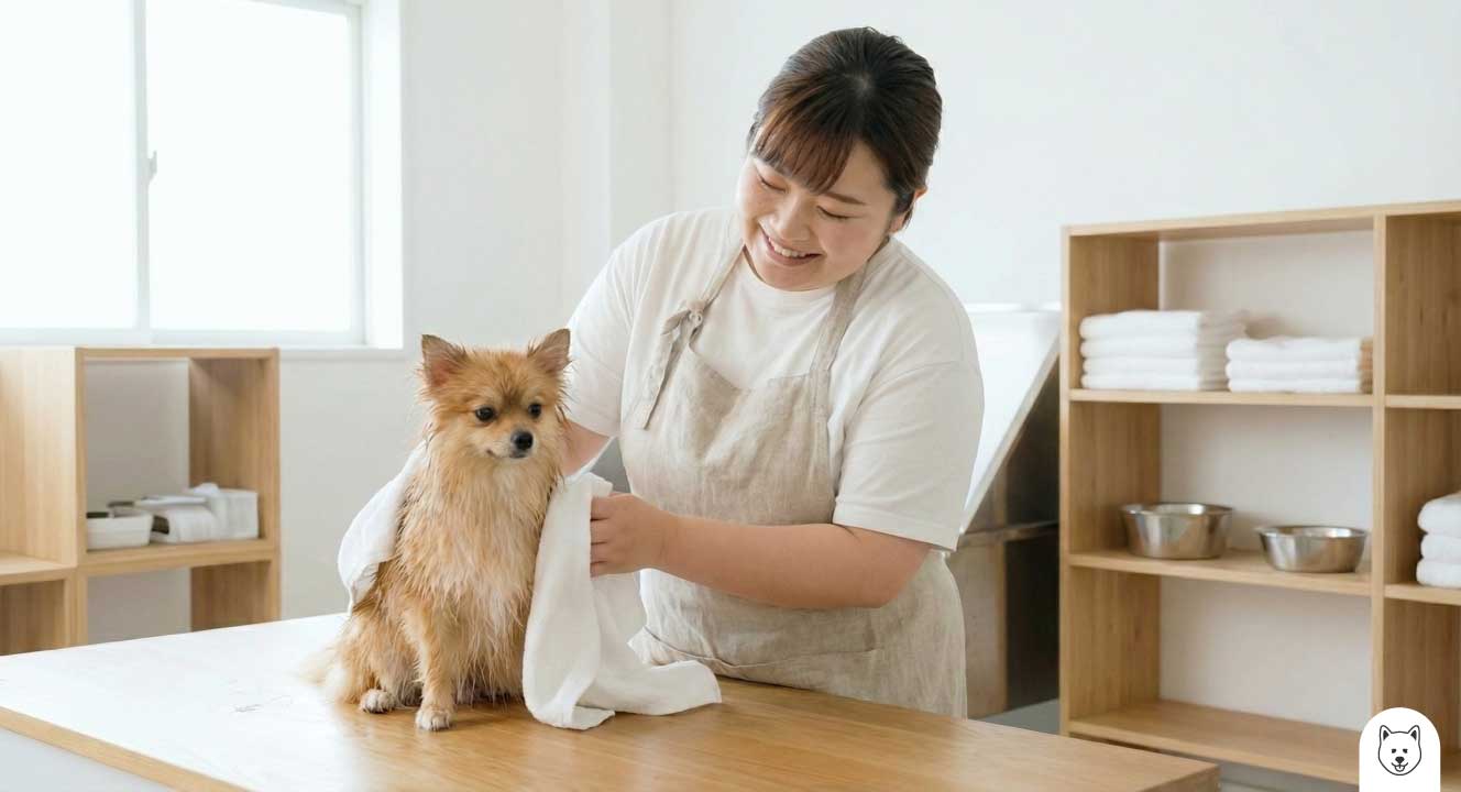 シャンプーコースと基本ケアの所要時間