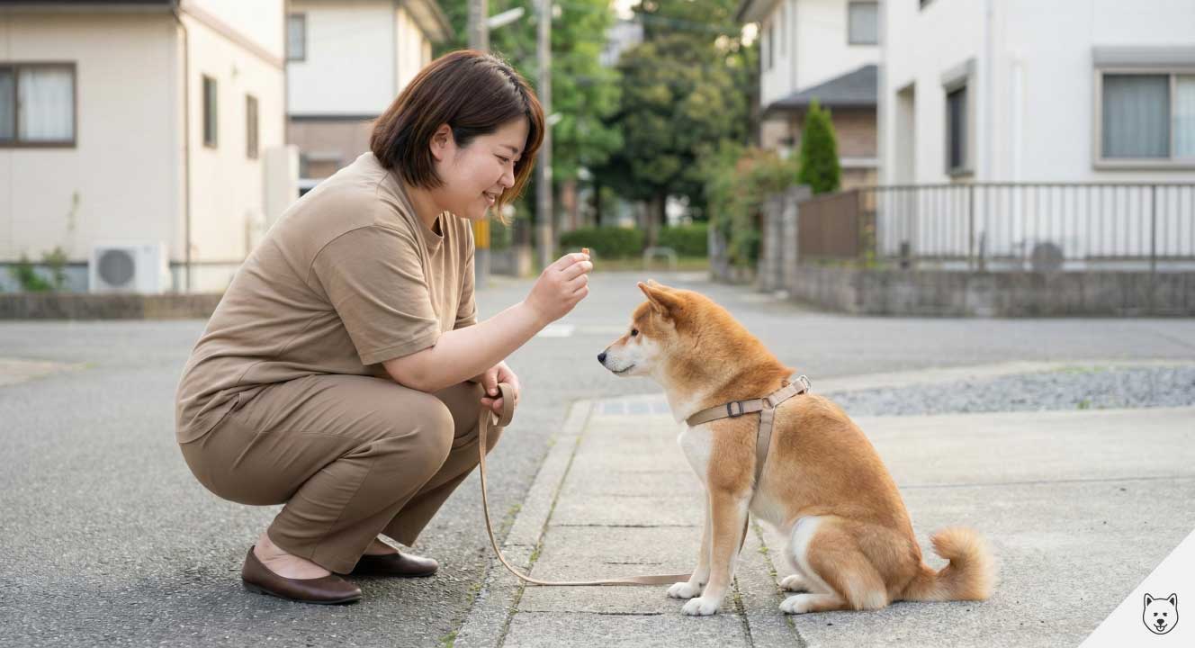 柴犬が散歩で動かない拒否柴への心理的アプローチ