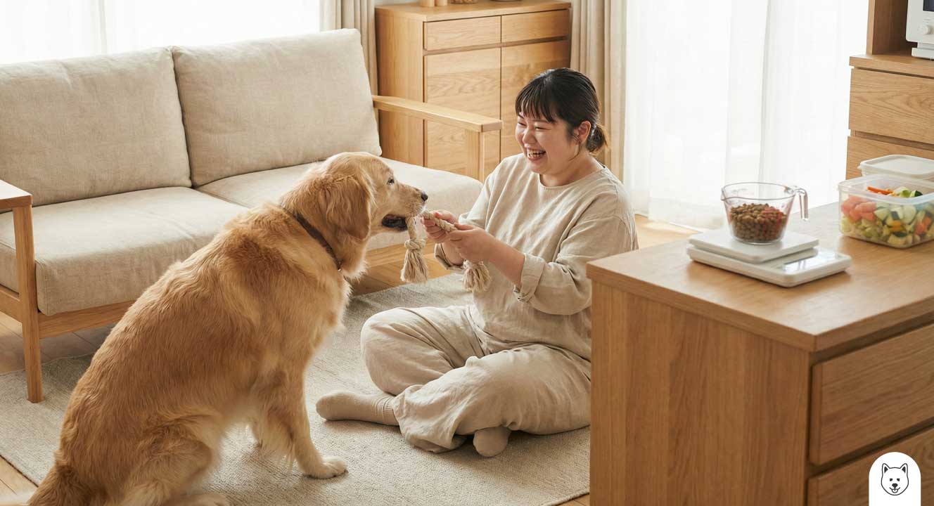 ゴールデンレトリバーの体重50キロを減らす具体策