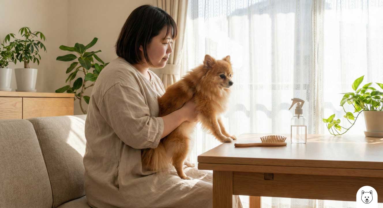 ポメラニアンのオレンジが変化し退色する原因と対策