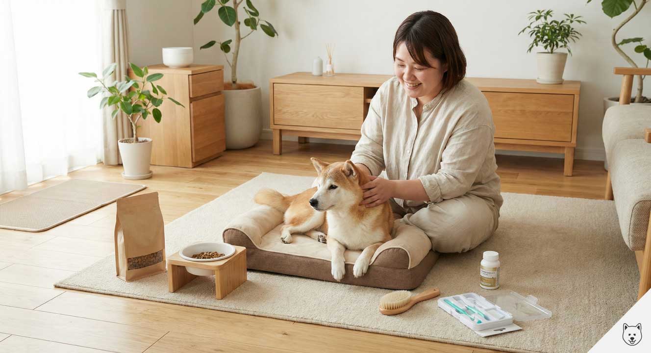 柴犬の年齢に合わせたケアで健康寿命を延ばす
