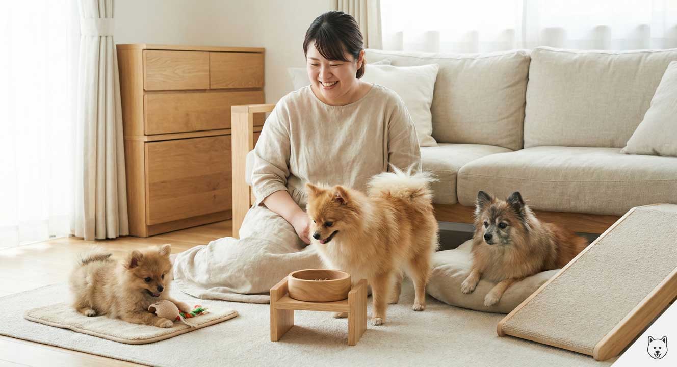 ポメラニアンの年齢に合わせたケアとライフステージ