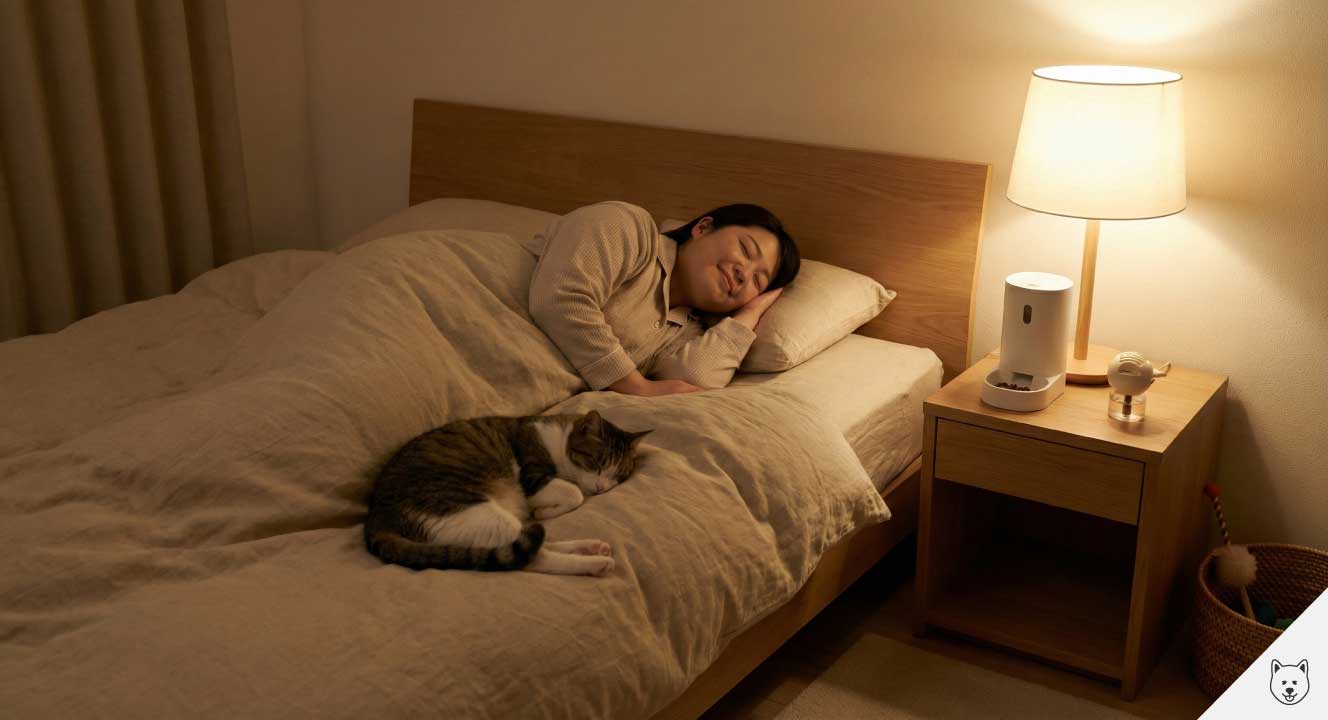 夜に猫がアオーンと鳴く悩みを解決する方法