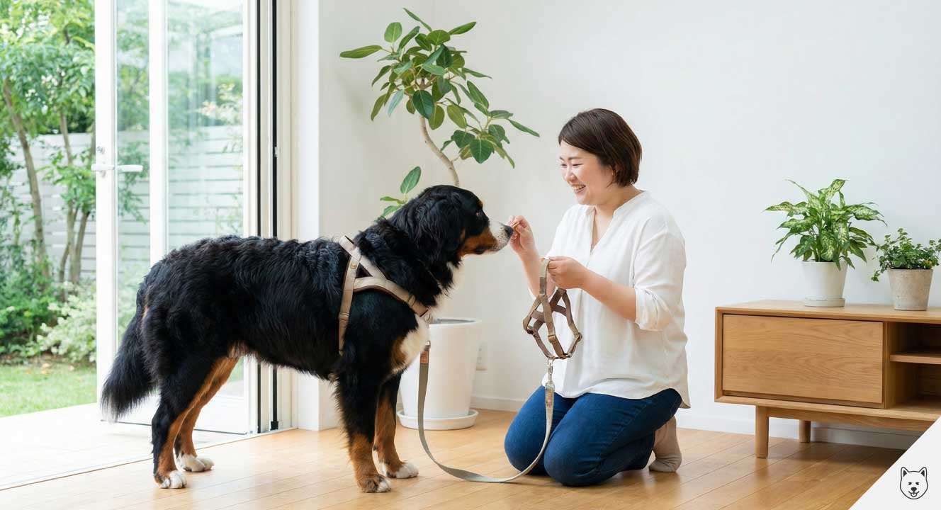 散歩が嫌いなバーニーズマウンテンドッグへの対策