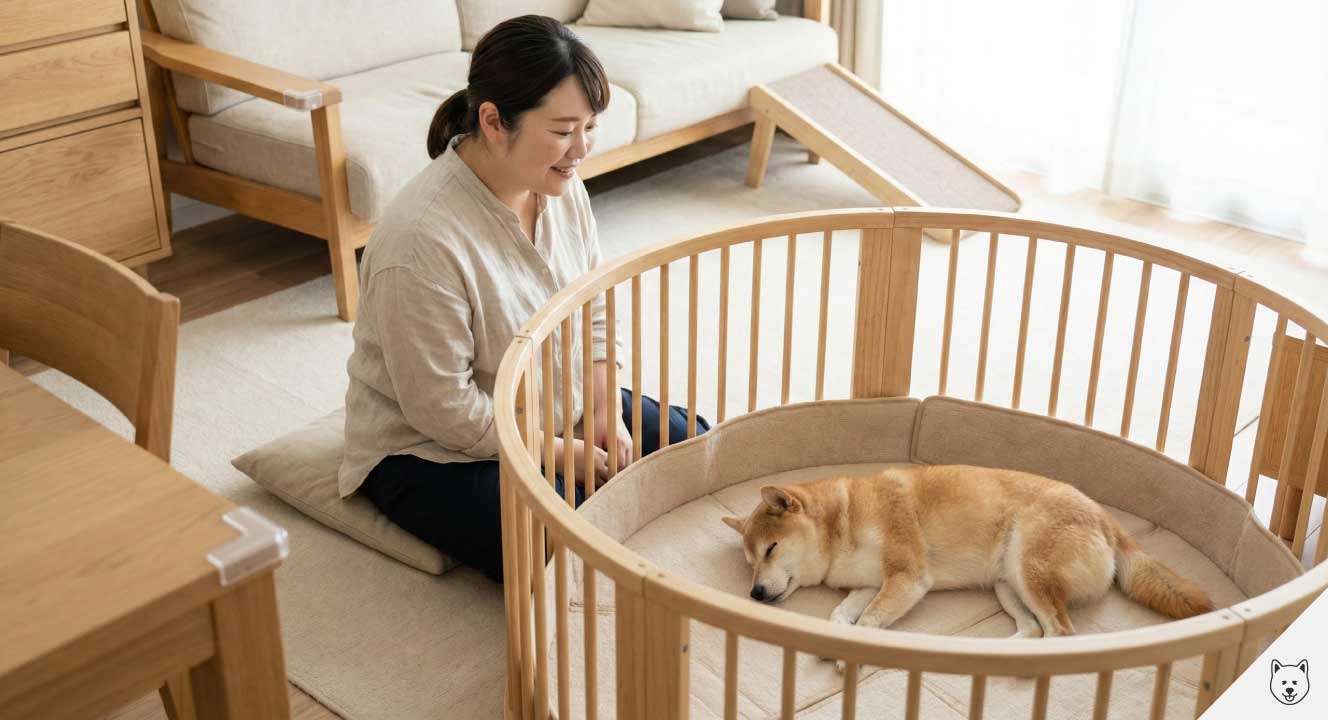 柴犬の認知症や介護の負担を軽くする生活の工夫