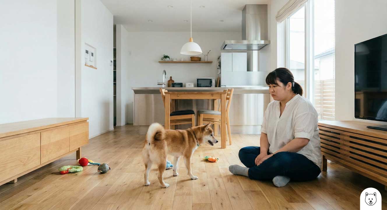 尻尾を追う常同行動など重度の不満を示すサイン