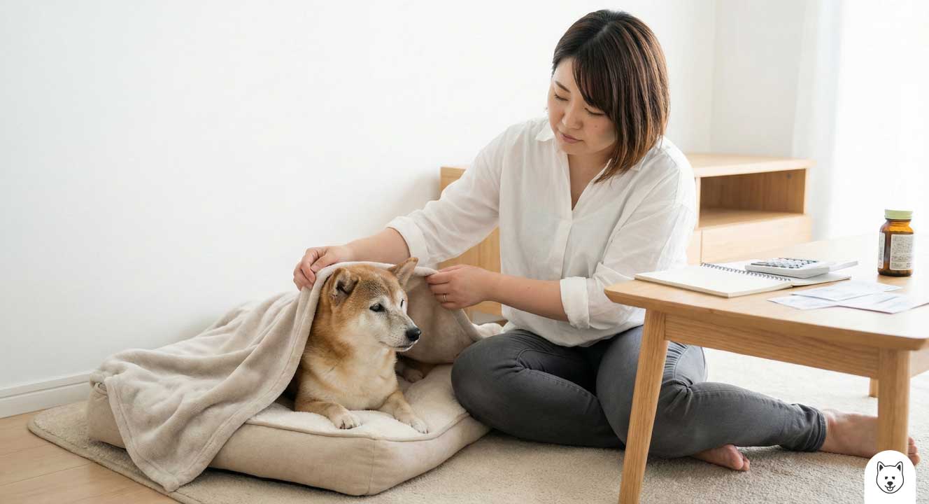 寿命まで寄り添うための老犬介護と経済的負担