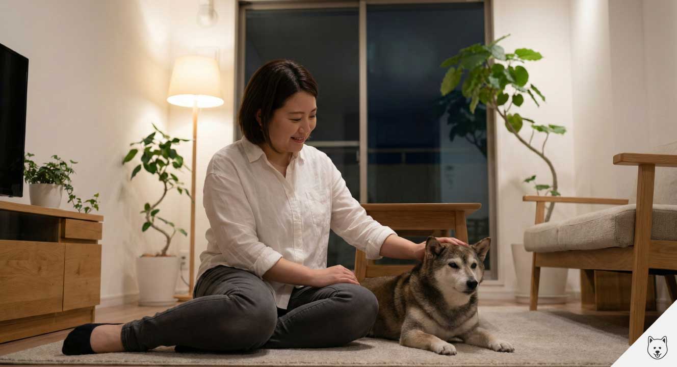 老犬の夜鳴きや認知症による吠えへの優しいケア